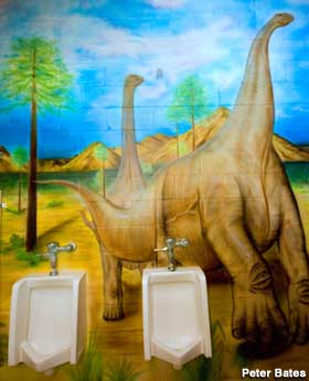Dino urinals.