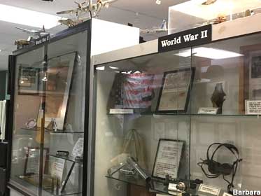 World War 2 exhibits.