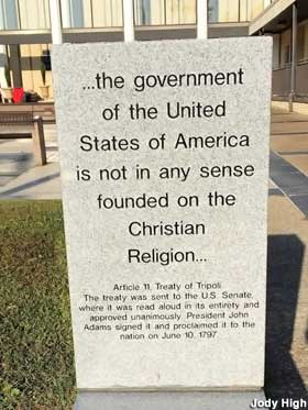 First Atheist Monument.