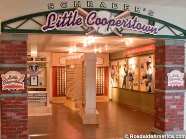 Schrader's Little Cooperstown entrance.