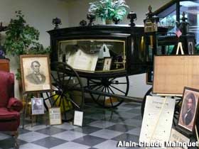Lincoln funeral carriage.