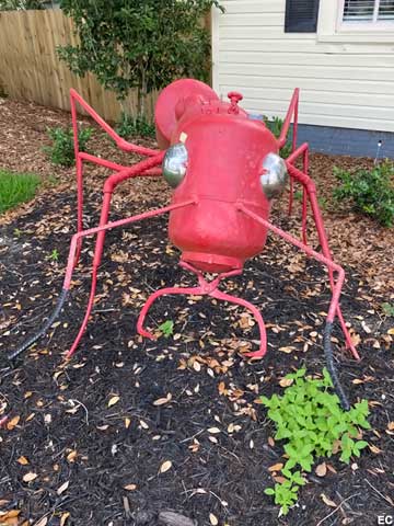 Fire Ant sculpture.