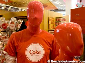 Coke merchandise.