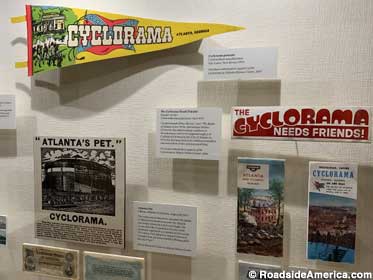Cyclorama travel mementoes go back over 100 years.