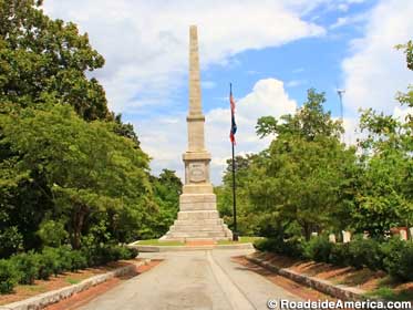 Our Confederate Dead obelisk.