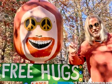 Free Hugs are always available at World Famous SamG Land.