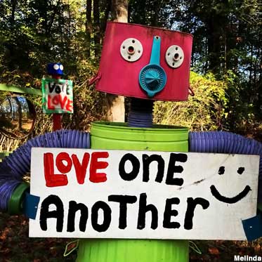 Love One Another junk robot.
