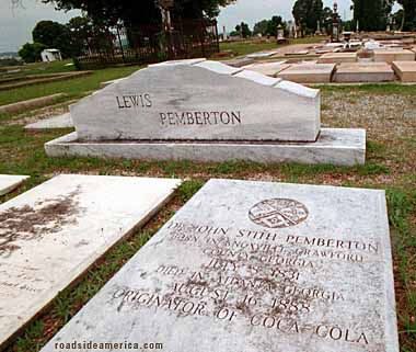John Pemberton's grave.