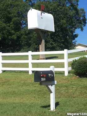 Giant mail box.