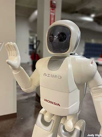 Honda robot Asimo.