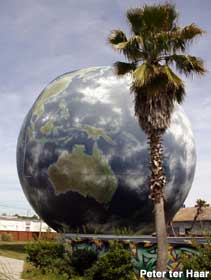 Earth Globe Water Tower.