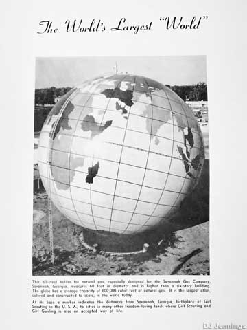 July 1957 promo for globe.