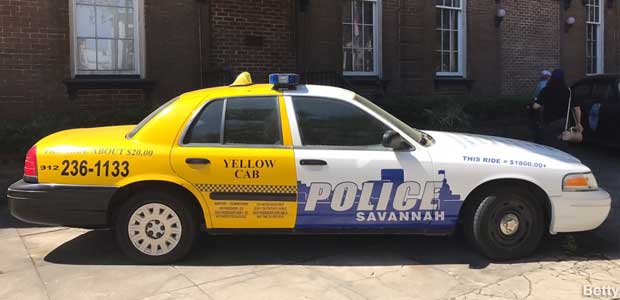 Taxi cab / police hybrid.