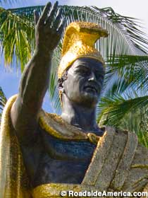 King Kamehameha statue.