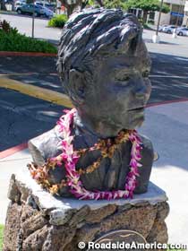Jack Lord bust.