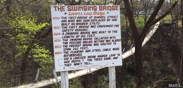 The Swinging Bridge.