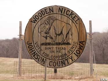 Wooden Nickel.