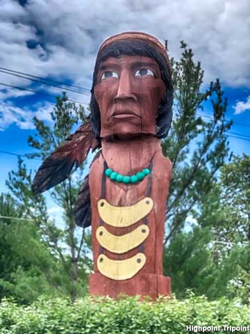 Seminole Chief Osceola Statue.