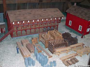 Miniature barns.