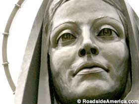 Metal Virgin Mary.