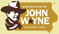logo Birthplace of John Wayne.