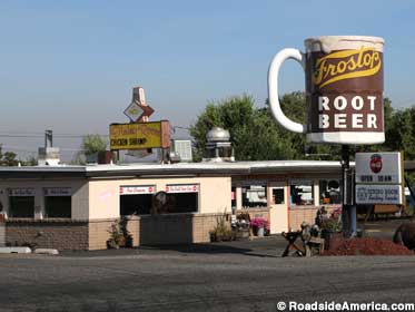 Frostop Root Beer mug.