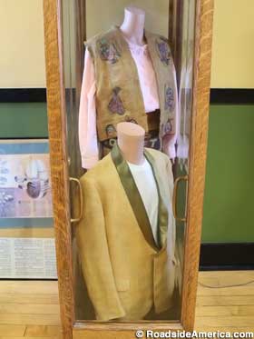 Burlap tuxedo worn by Idaho's first Potato Commissioner.