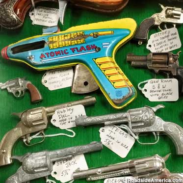 Toy pistols and the Atomic Flash.