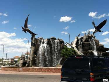 Eagle Fountain.