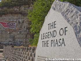 Legend of the Piasa marker.