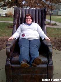 Just like Wadlow's outsized chair.