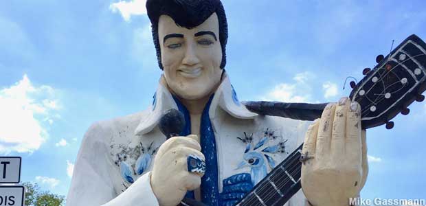Nine-Foot-Tall Guitar-Playing Elvis