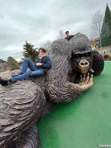 World's Largest Bronze Gorilla.