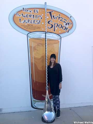 World's Largest Twizzle Spoon.
