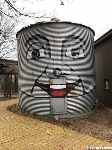 Tin Man storage silo.
