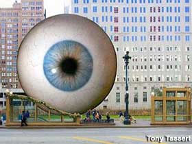 Eyeball concept.