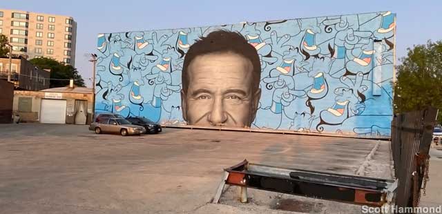 Robin Williams Mural.