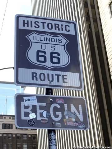 Begin Historic Route 66.
