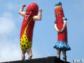 Hot Dog characters.