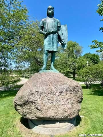 Viking Leif Erickson Statue.