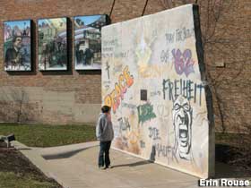 Fake Berlin Wall.