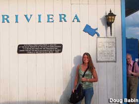 Riviera entrance.