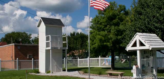 2-Story Outhouse enshrined in Gays, Illinois.