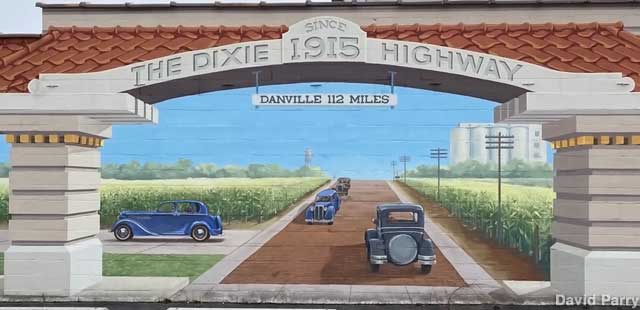 Dixie Highway mural.