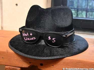 Gift shop props for your Blues Brothers selfies.
