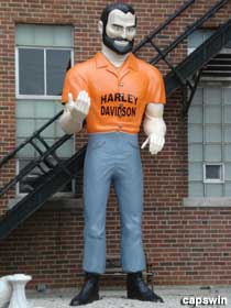 Harley Davidson Muffler Man.