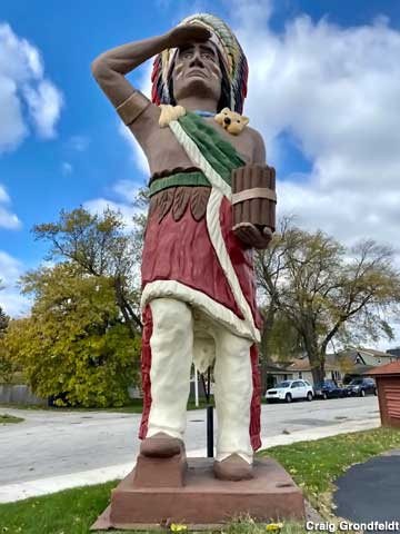 Cigar Store Indian giant.