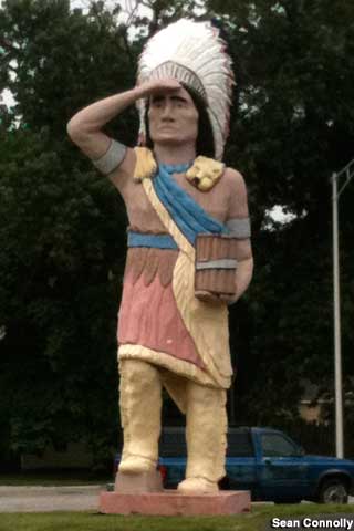 Cigar store Indian.