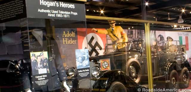 Hogan's Heroes and Hitler displays.