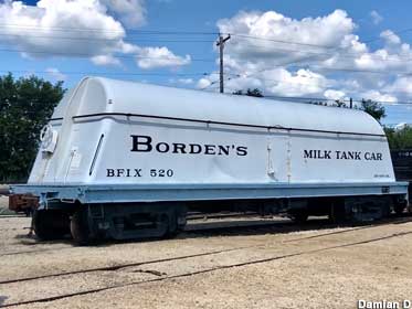 Borden's Milk Tank Car.
